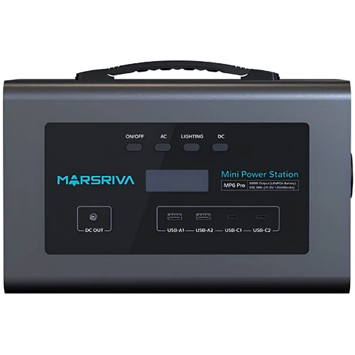 Зарядна станція Marsriva MP6Pro 600W 655 Wh UA: Ємність акумулятора, Вт/год 655