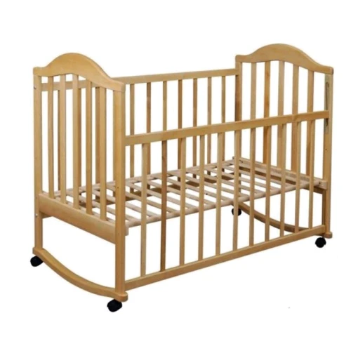 Дитяче ліжко Laska-M Словник Еко без ящика (без лаку, нат.ольха): Тип класична ліжечко