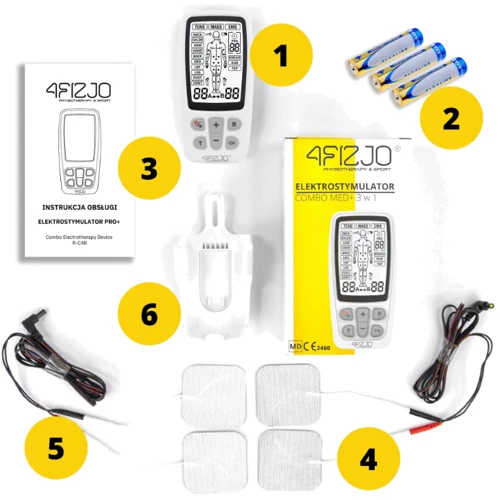 Массажер 4FIZJO Combo MED+ 3 в 1 Аппарат для электростимуляции мышц (P-5907739317117)