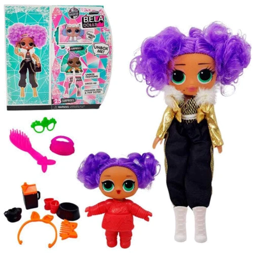 Игровой набор кукла A-Toys BELA DOLLS BL1175 старшая сестра и младшая (24K D.J.)