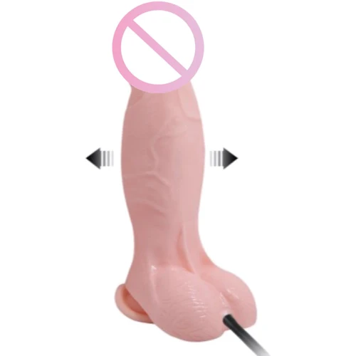 Фаллоимитатор LYBAILE Inflateable Dildo Flesh, 18,8 см