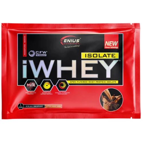Протеин Genius Nutrition iWhey Isolate 33 g / 1 serving / Chocolate