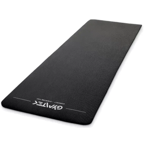 Килимок для фітнесу Gymtek NBR 1 см чорний