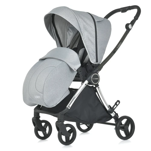 Коляска дитяча EL CAMINO ME 1078 VERSA Melange Gray Сірий (ME 1078 Melange Gray)