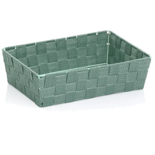 Корзина KELA Alvaro зеленая липа 29.5х20.5х8.5 см (24517): Производитель KELA