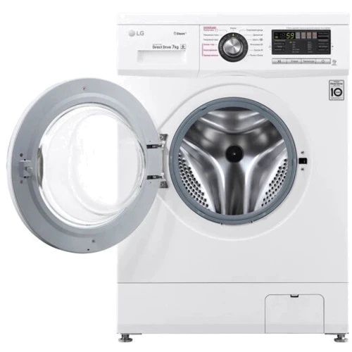 Пральна машина LG F1296HDS0: Завантаження білизни (прання), кг 6