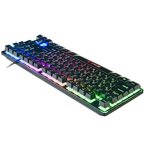 Клавиатура REAL-EL Gaming 8710 TKL Backlit черный: Подключение проводное