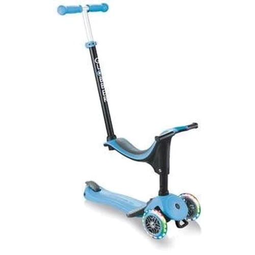 Самокат GLOBBER серії GO UP SPORTY PLUS LIGHTS 5в1 блакитний, колеса з підсвічуванням, 20 / 50кг (642-101): Кількість коліс 3
