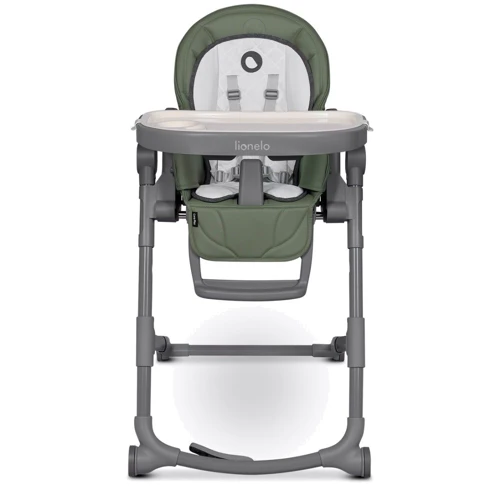 Стульчик для кормления Lionelo CORA PLUS GREEN OLIVE (LO-CORA PLUS GREEN OLIVE): Регулировка высоты стула 5 позиций