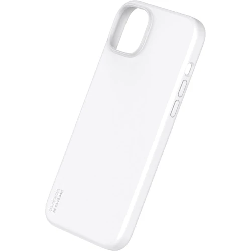 Чехол для iPhone VOKAMO Silicone Case with MagSafe White for iPhone 15 Pro Max (NVK010832): Материалы поликарбонат и полиуретан