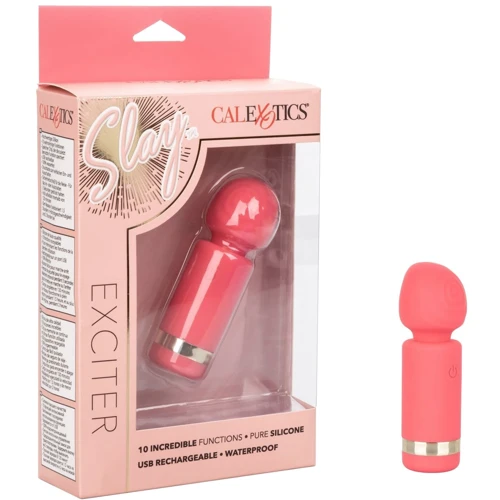 CalExotics Slay Exciter мини вибромассажер, 9.5x3.25 см
