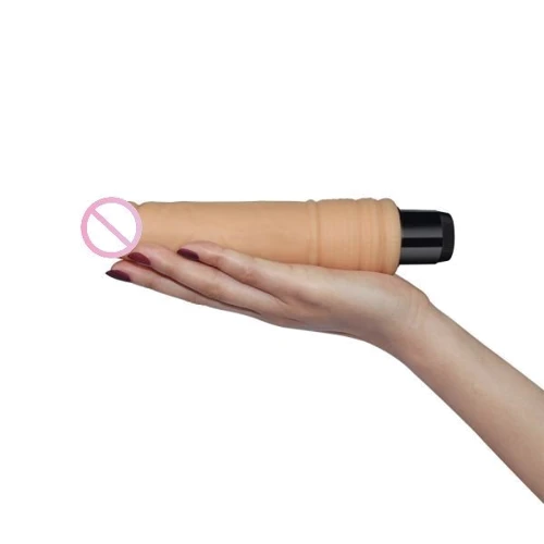 Вибратор LOVETOY Real Feel Cyberskin Vibrator Flesh 7,5"