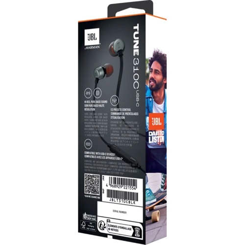 Наушники JBL Tune 310C Black (JBLT310CBLK) фото 8