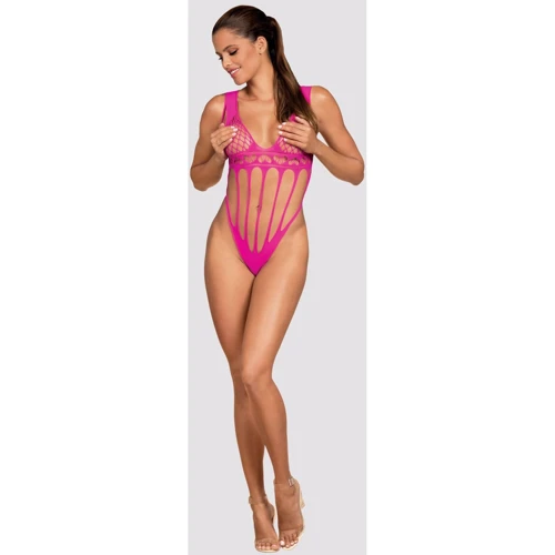 Соблазнительное боди Obsessive B121 raspberry S/M/L