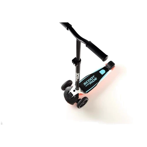 Самокат Scoot&Ride серии Highwaykick-5 (голубой): Конструкция рамы цельная