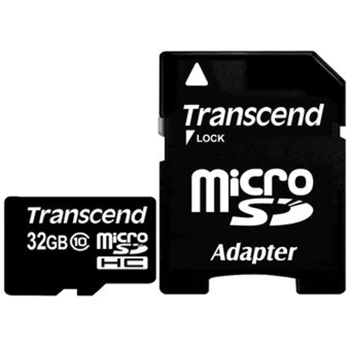 Карта пам'яті Transcend 32GB microSDHC Class 10 + adapter (TS32GUSDHC10)