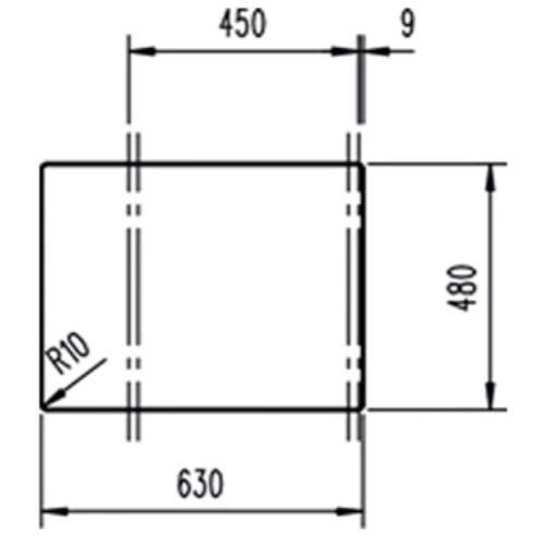 Кухонна мийка Teka STONE 45 B-TG 1B 1D 115330045 чорний металік: Форма прямокутна