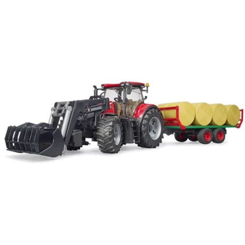 Автомодель Bruder Трактор Case IH Optum 300CVX із причепом для тюків (03198)