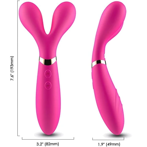 Вибратор BOSS Dual-head Massager Pink