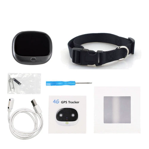 GPS трекер для собак Smart GPS Tracker V43 с отслеживанием Черный (1235): Цвет черный