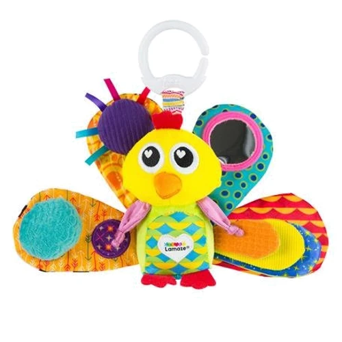 Мягкая игрушка-подвеска Lamaze Павлин с пищалкой (L27013)