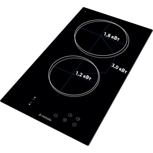 Варочная поверхность Minola MVH 3034 KBL: Рабочая поверхность стеклокерамика