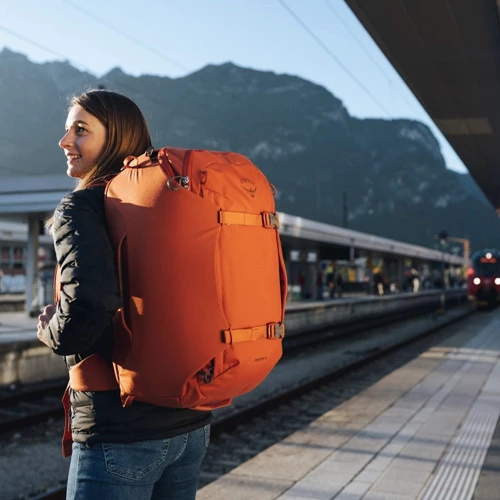 Рюкзак Рюкзак Osprey Porter 46 Umber Orange - оранжевый (009.001.0102): Материал 420HD Nylon Packcloth