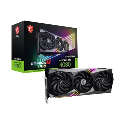 Видеокарта MSI Nvidia GeForce RTX 4080 GAMING X TRIO 16G