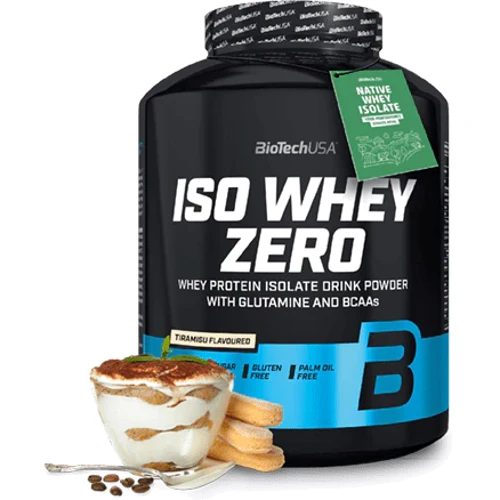 Протеин BioTechUSA Iso Whey Zero 2270 g / 90 servings / Tiramisu