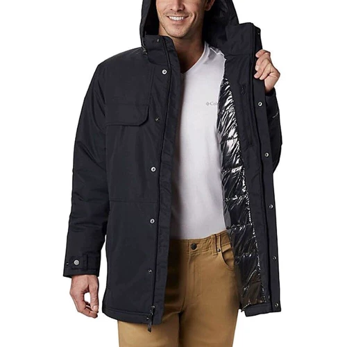 Парку Columbia Rugged Path Parka 1798912-010 52 чорна демісезонна з капюшоном: Підкладка На подкладке