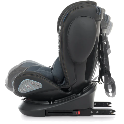 Автокресло El Camino EVOLUTION 2 360 ME 1045-1 ISOFIX 0-36 кг black striped фото 6
