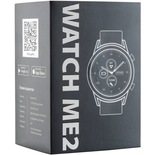 Смарт-часы Globex Smart Watch Me2 Gray: Дисплей 1.3" IPS (240x240)