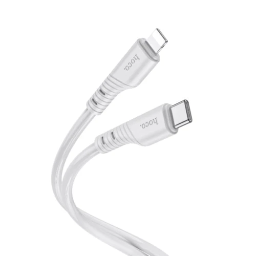 Кабель Hoco Cable USB-C to Lightning X97 Crystal 20W 1m Light Gray