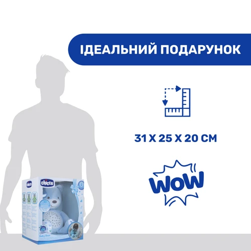 Музыкальная игрушка Chicco Медвежонок (08015.30): Режим подсветки Однотонный