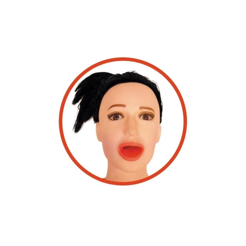 Надувная секс кукла с вибрацией BOSS Angelina 3D