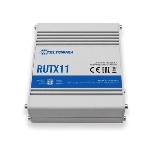 Маршрутизатор Wi-Fi Teltonika RUTX11 (RUTX11000000): Количество LAN портов 4