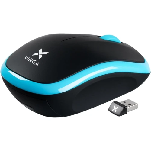 Мышь Vinga MSW-906 black - blue: Интерфейс подключения Wireless (радио интерфейс)