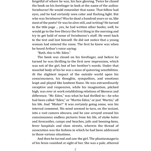 Jack London: Martin Eden: Кількість сторінок 433
