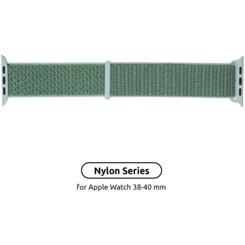 Аксесуар для Watch Armorstandart Nylon Band Mint (ARM57850) для Apple Watch 38/40/41mm: Сумісність Apple Watch 41mm, Apple Watch 40mm, Apple Watch 38mm
