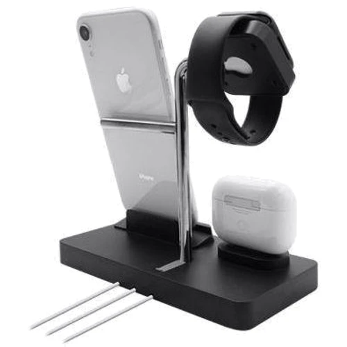 Док-станція Macally Dock Stand Black (MWATCHSTAND3) for Apple iPhone, Apple Watch and Apple AirPods фото 4