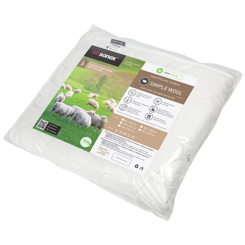 Наматрасник Sonex Simple Wool из шерсти 200х200 см (SO102385) фото 8