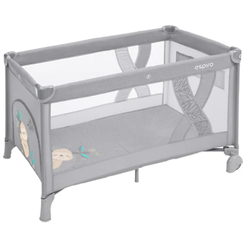 Манеж-кровать Espiro Simple 2022 Light Gray (5906724206290)