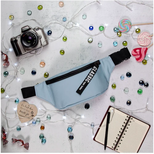 Жіноча поясна сумка Sambag Tirso MSH блакитна (80148010)