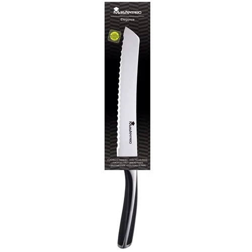 Нож для хлеба MasterPro Elegance BGMP-4433 20 см (00000025349): Особенности Эргономичность, Нескользящее покрытие рукоятки