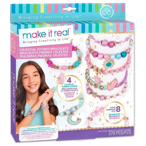 Набор для создания шарм-браслетов Make it Real - Небесные камешки (MR1322): Производитель Make it Real