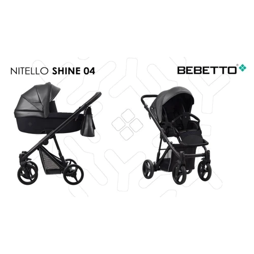 Універсальна коляска 2 в 1 Bebetto Nitello SHINE 04 графіт (503.35.19.SH04)