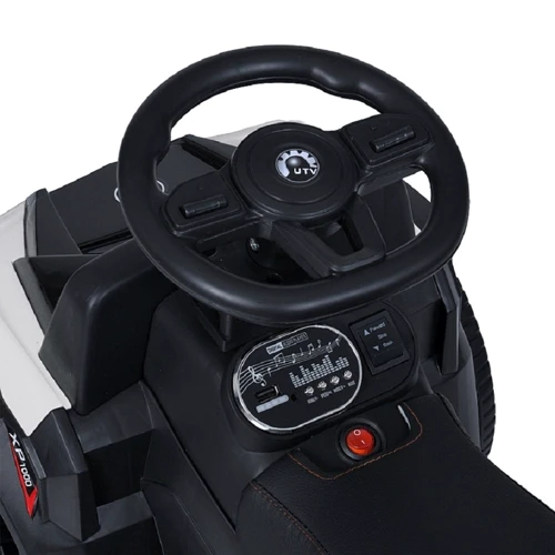 Детский электромобиль-толокар 2в1 Bambi Квадроцикл белый (M 4803EL-1)