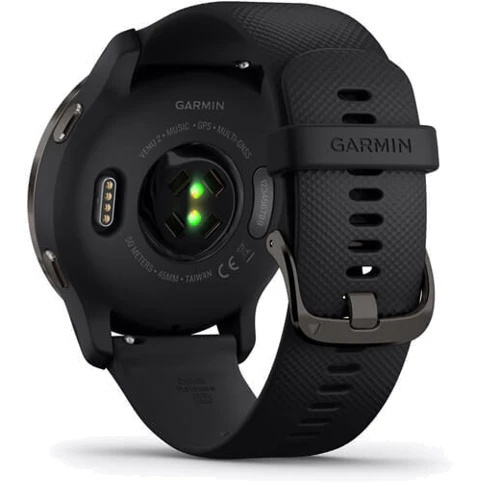 Смарт-часы Garmin Venu 2 Slate Stainless Steel Bezel with Black Case and Silicone Band (010-02430-01): Сенсорный экран есть