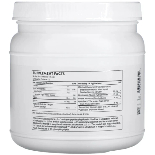 Thorne Research Collagen Plus Коллаген вкус маракуйя 495 г: Тип Коллаген