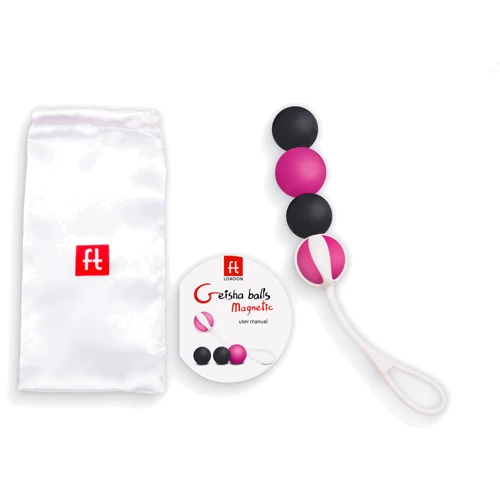 Мощный магнитный тренажер Кегеля Geisha balls Magnetic - Gvibe (Англия)